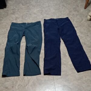 Eddie Bauer Gray And  Navy Casual Pants Bundle